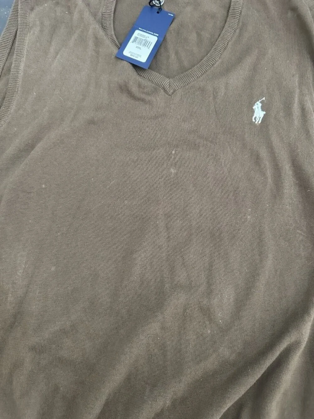 Polo Ralph Lauren Sweater Vest Men's Sleeveless Golf Sweater Sz Xxl V-Neck NWT